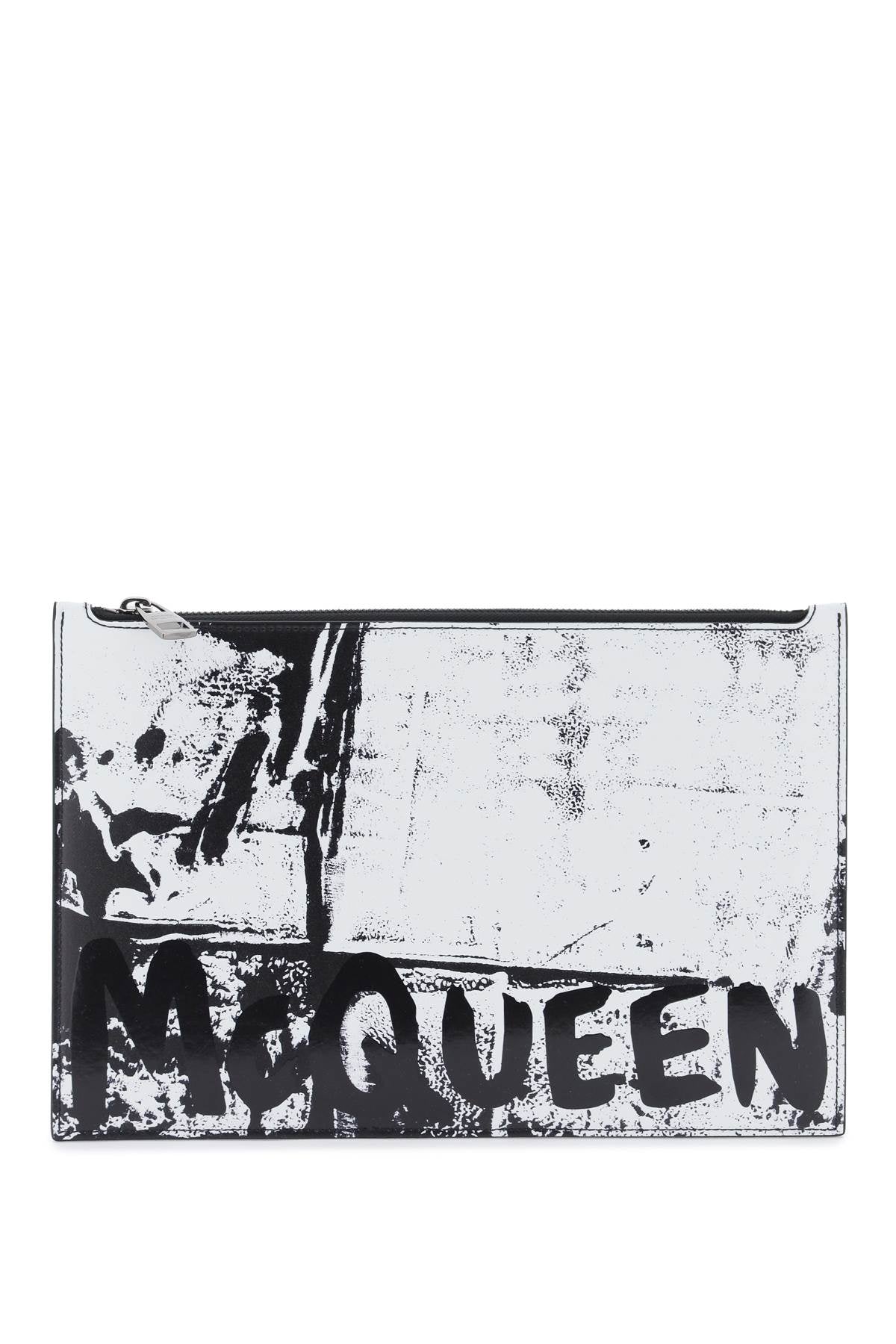 Alexander Mcqueen Graffiti Flat Pouch Men