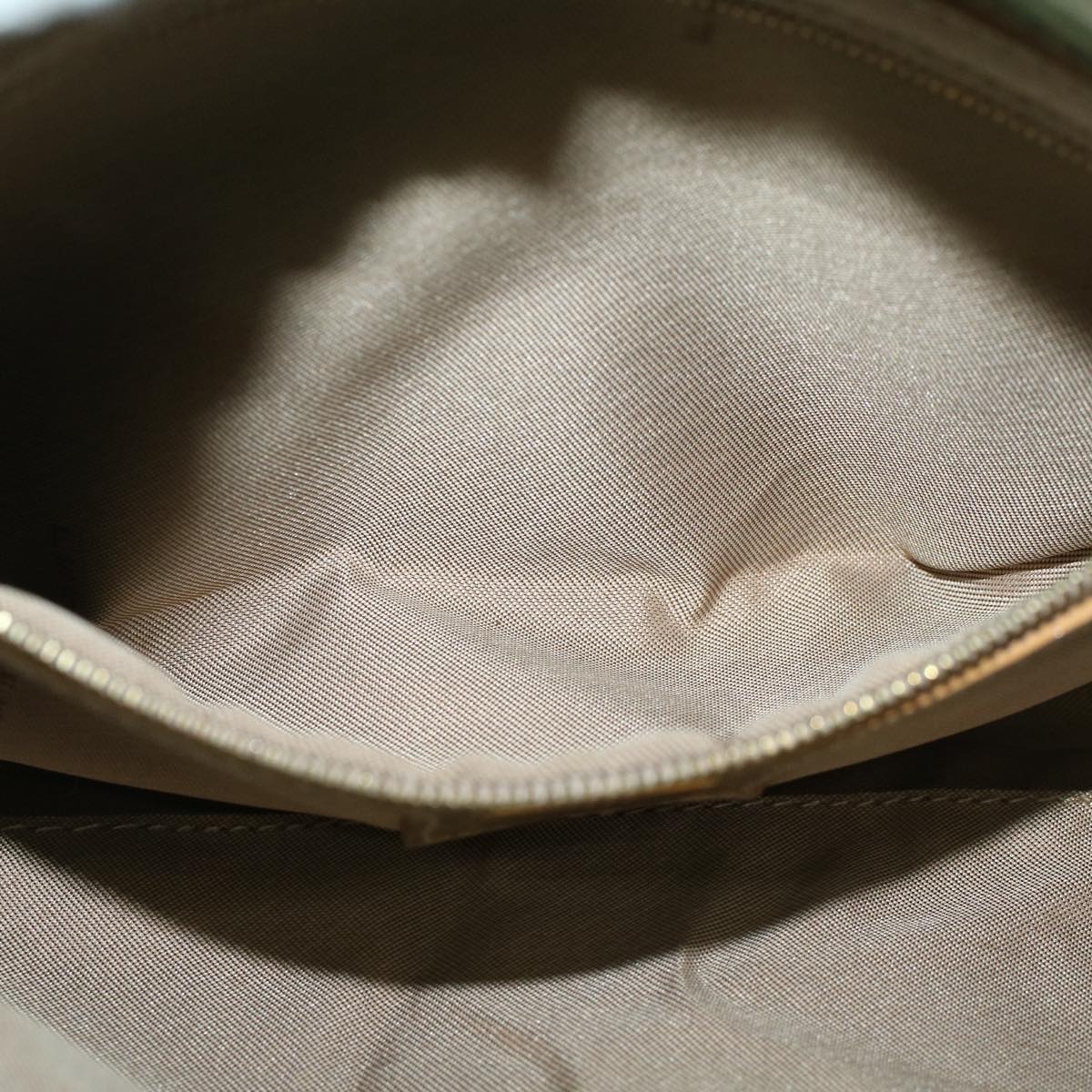 FENDI Zucchino Canvas Mamma Baguette Shoulder Bag Coated Canvas Blue 56198