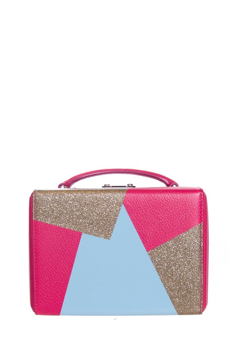Mark Cross Pink BoxHandle Bag