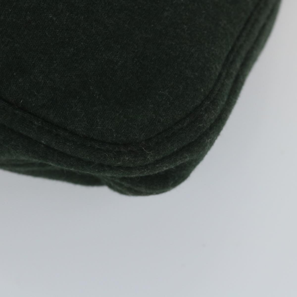 FENDI Mamma Baguette Shoulder Bag Canvas Green 56490
