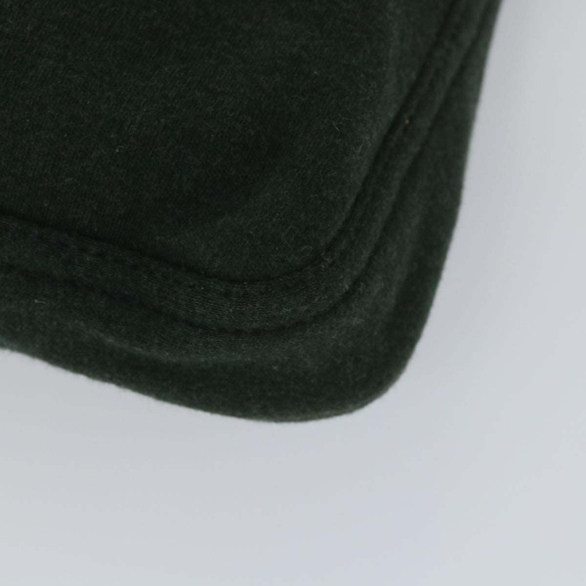 FENDI Mamma Baguette Shoulder Bag Canvas Green 56490