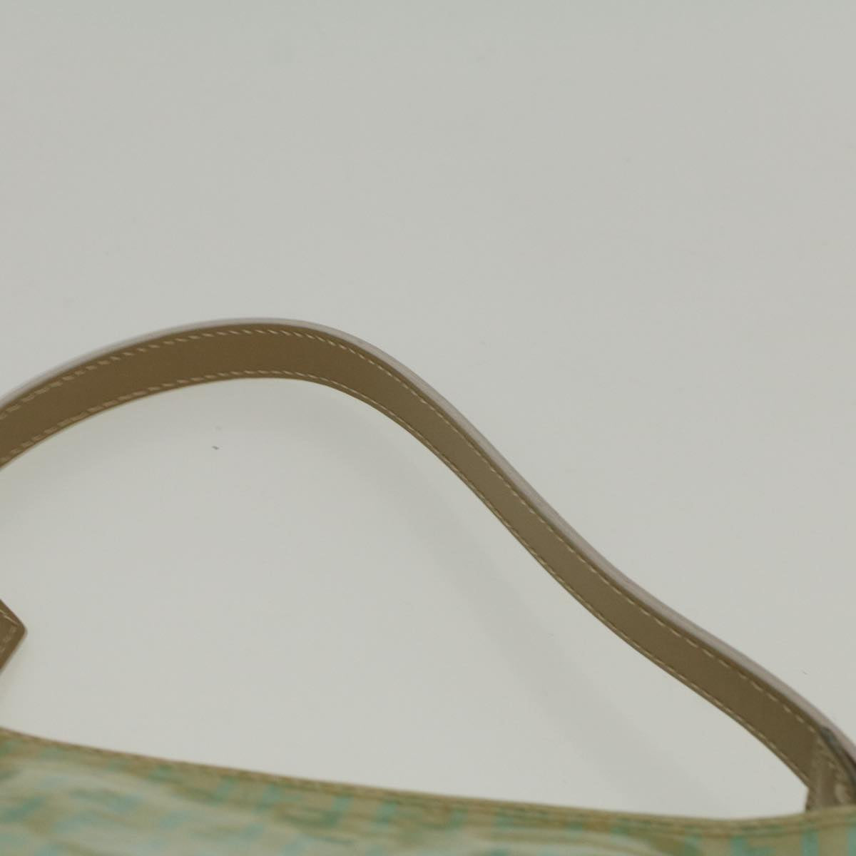 FENDI Zucchino Canvas Hand Bag Coated Canvas Light Blue 56491