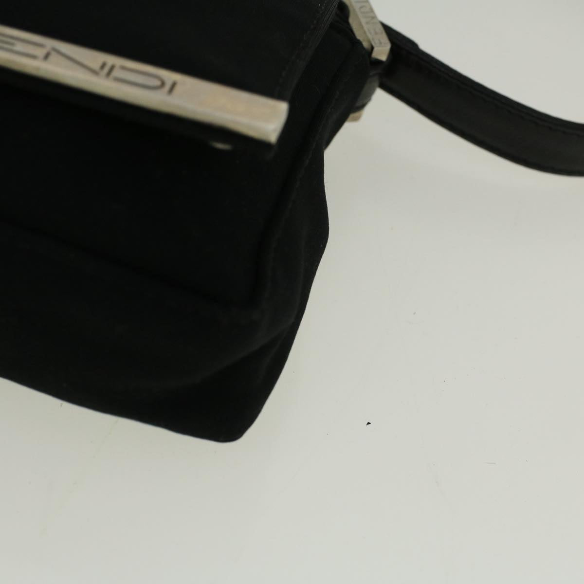 FENDI Shoulder Bag Nylon Black 56493