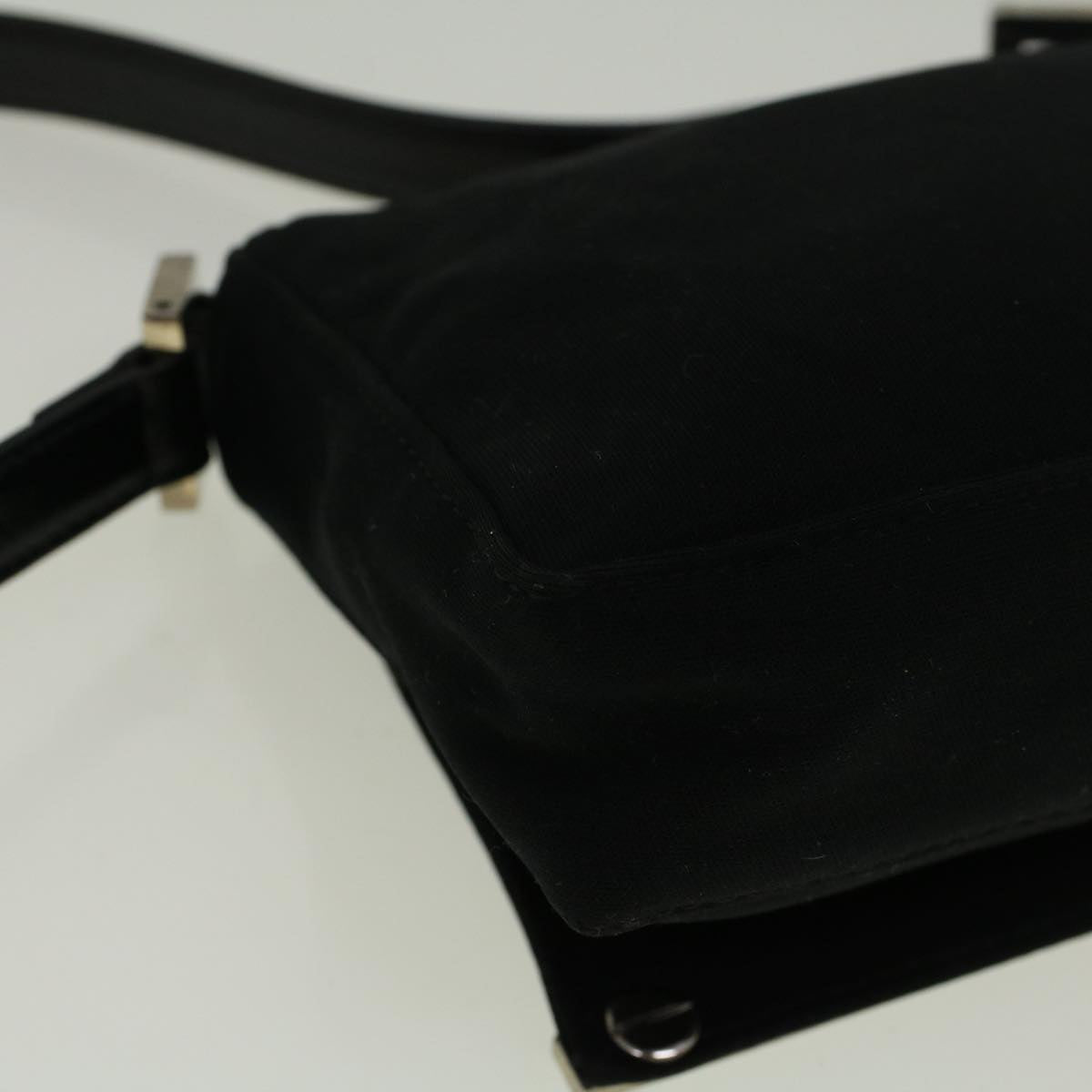 FENDI Shoulder Bag Nylon Black 56493