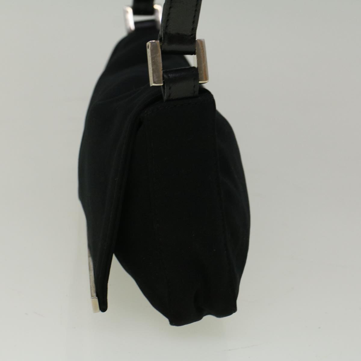 FENDI Shoulder Bag Nylon Black 56493