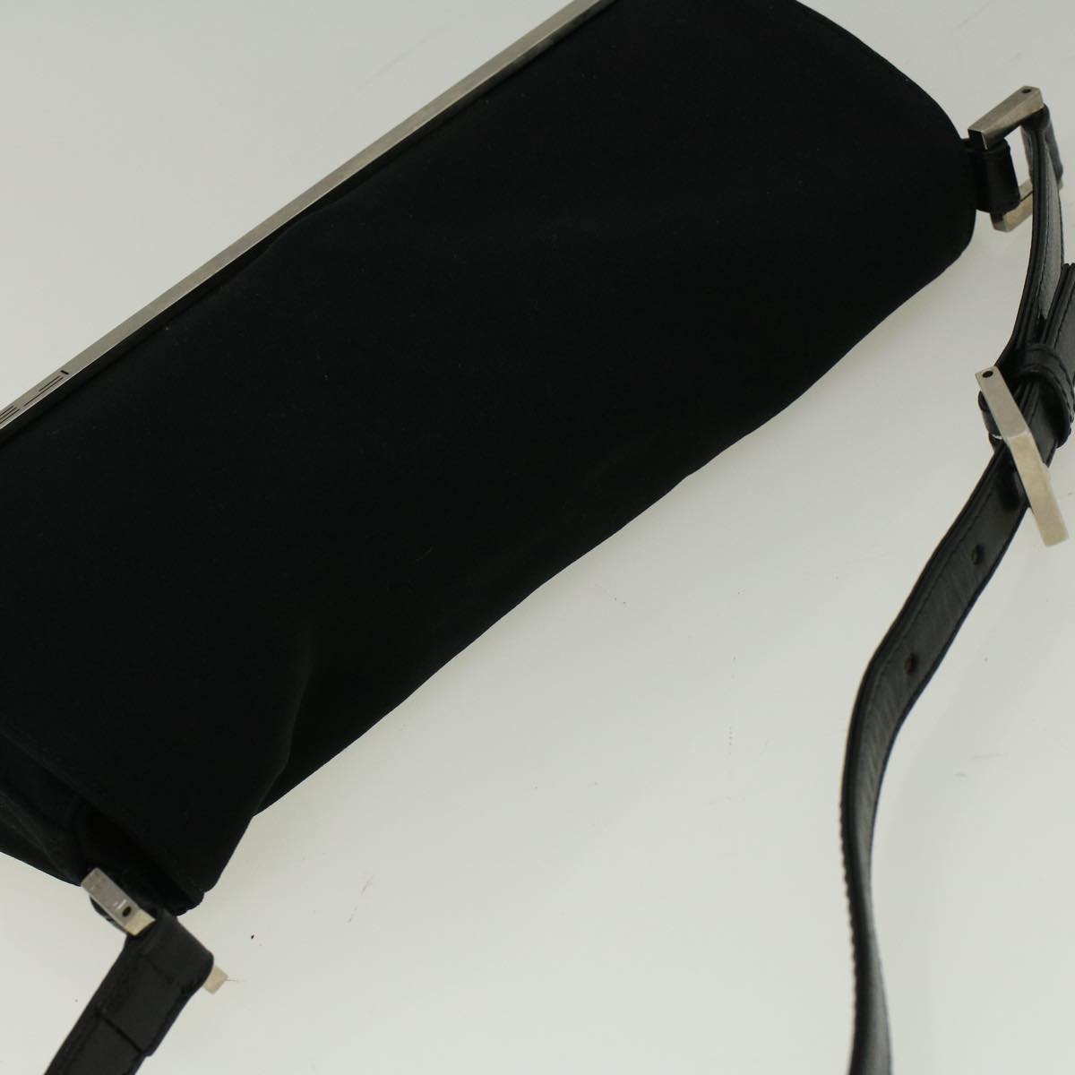 FENDI Shoulder Bag Nylon Black 56493