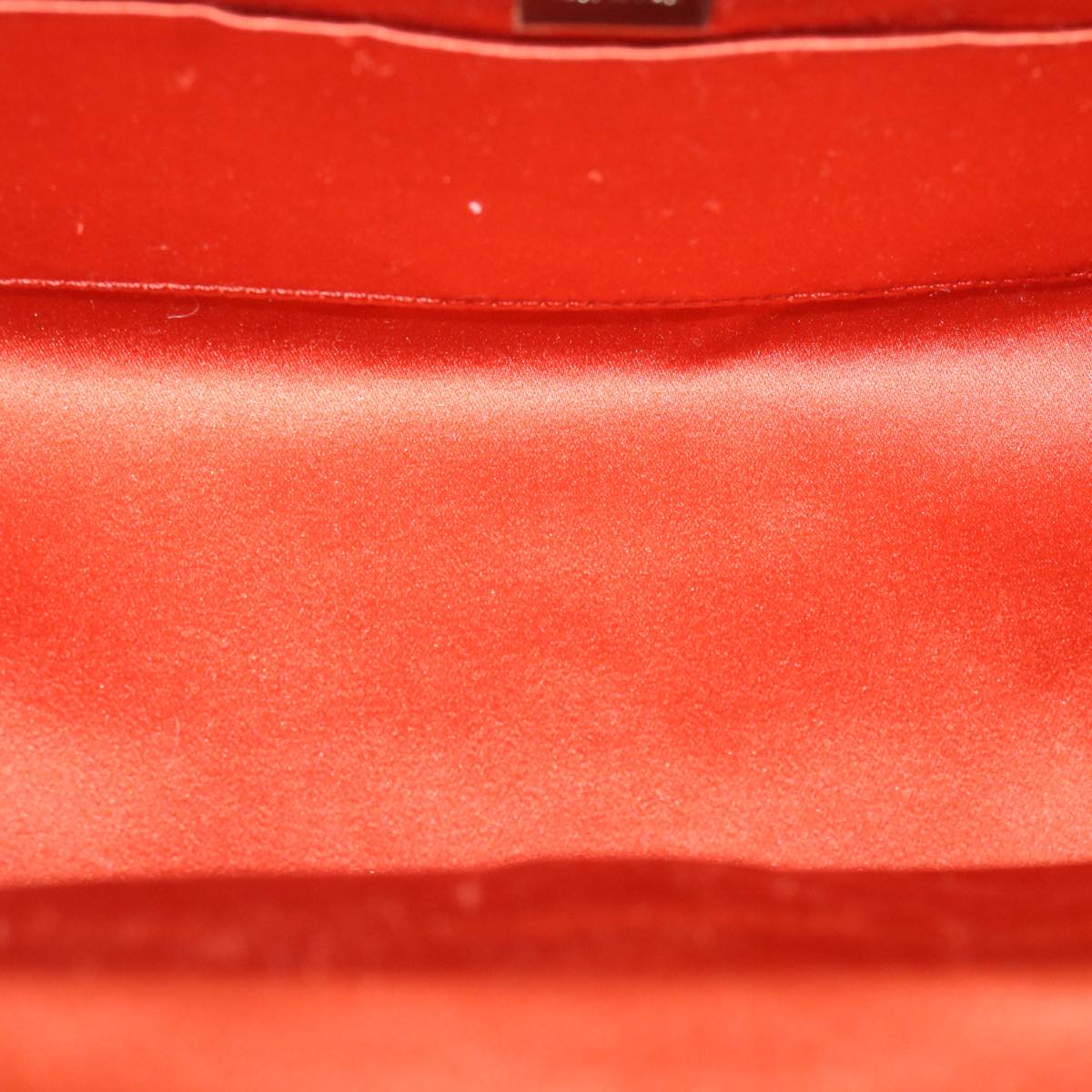 FENDI Mamma Baguette Hand Bag Leather Red 56545