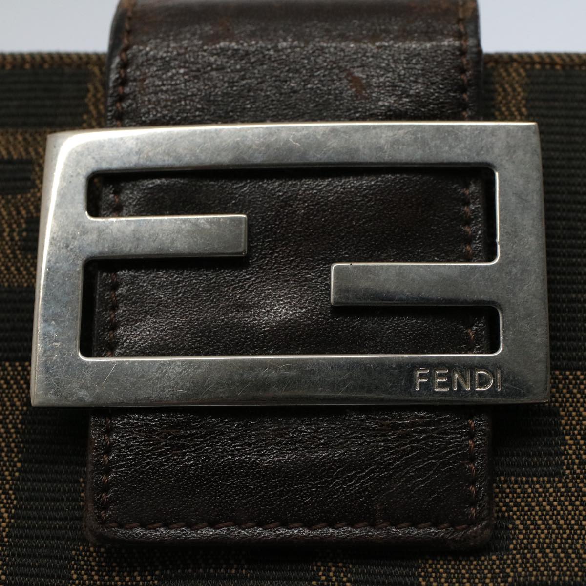 FENDI Zucca Canvas Day Planner Cover Black Brown 2289 31099 009 56779