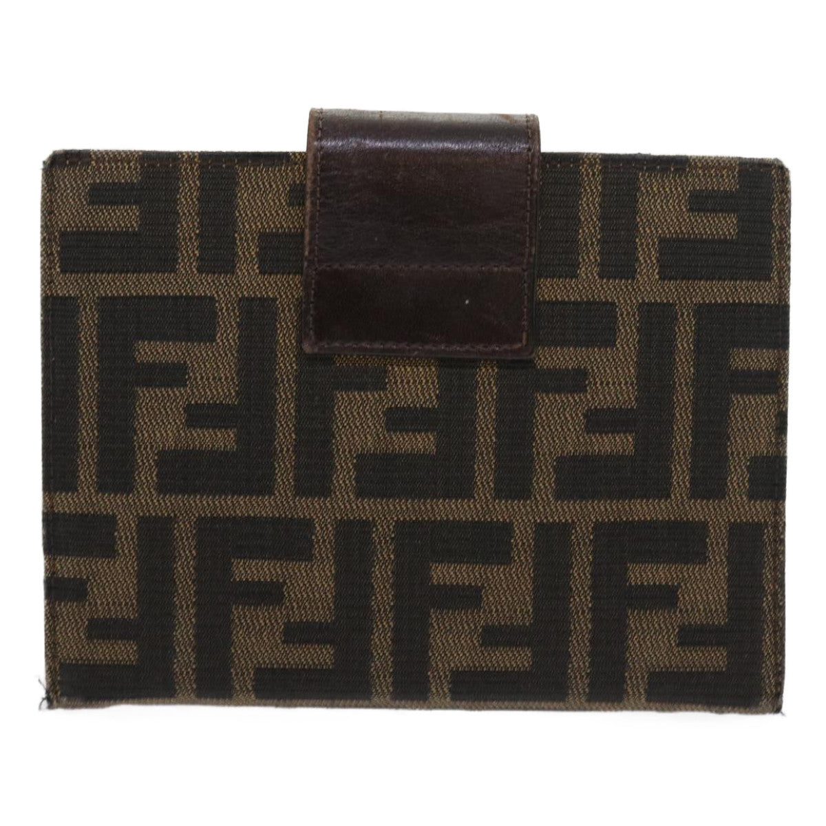 FENDI Zucca Canvas Day Planner Cover Black Brown 2289 31099 009 56779