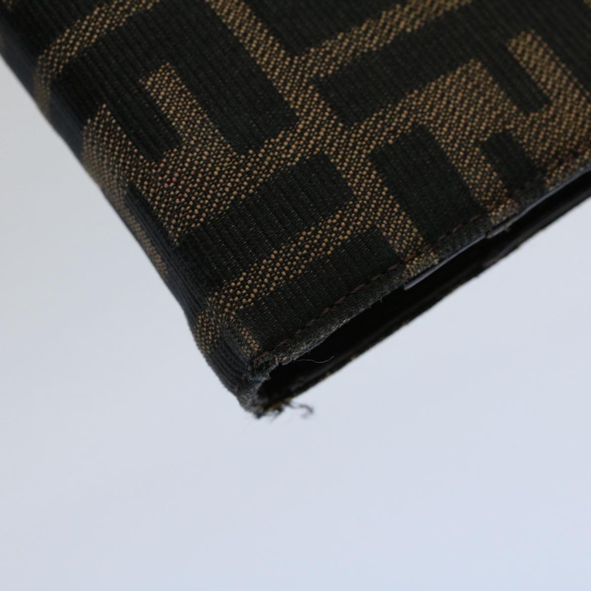 FENDI Zucca Canvas Day Planner Cover Black Brown 2289 31099 009 56779