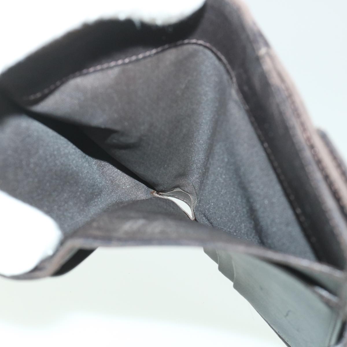 FENDI Zucca Canvas Wallet Black Brown 56791