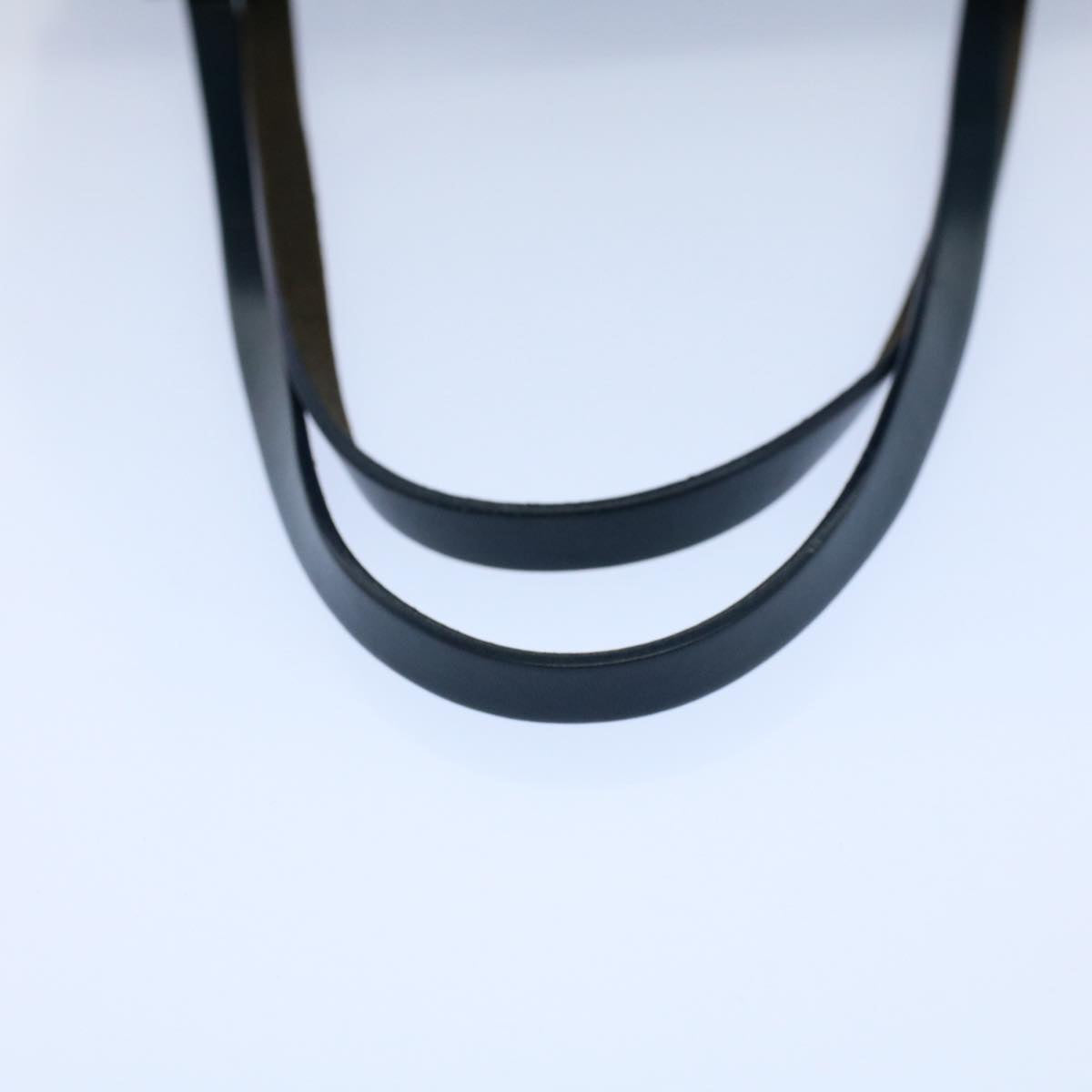 FENDI Zucchino Canvas Hand Bag Navy 56963