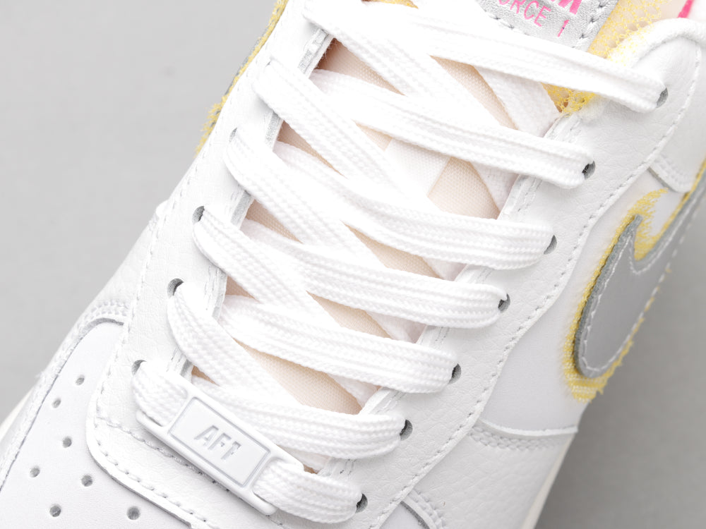 GLM - AF1 Silver Yellow Low Top