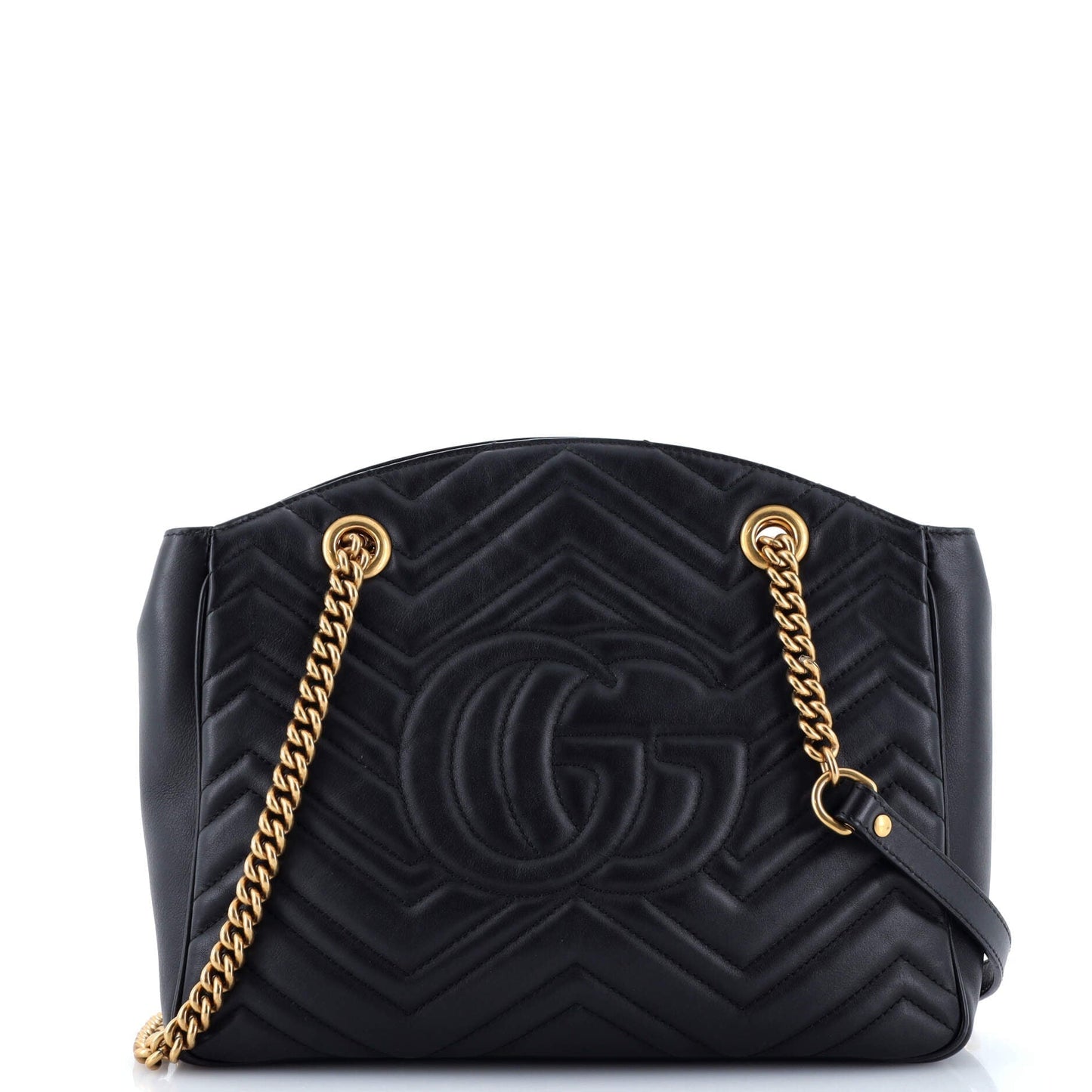 GG Marmont Chain Tote Matelasse Leather Medium