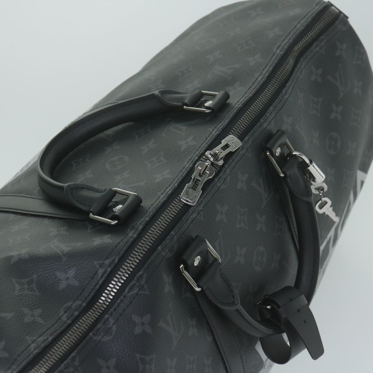 LOUIS VUITTON Eclipse Split Keepall Bandouliere 50 Boston Bag M43817 57012A