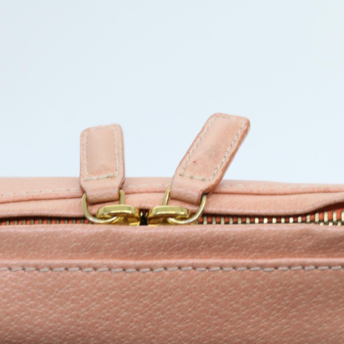 FENDI Mamma Baguette Hand Bag Leather Pink 57058