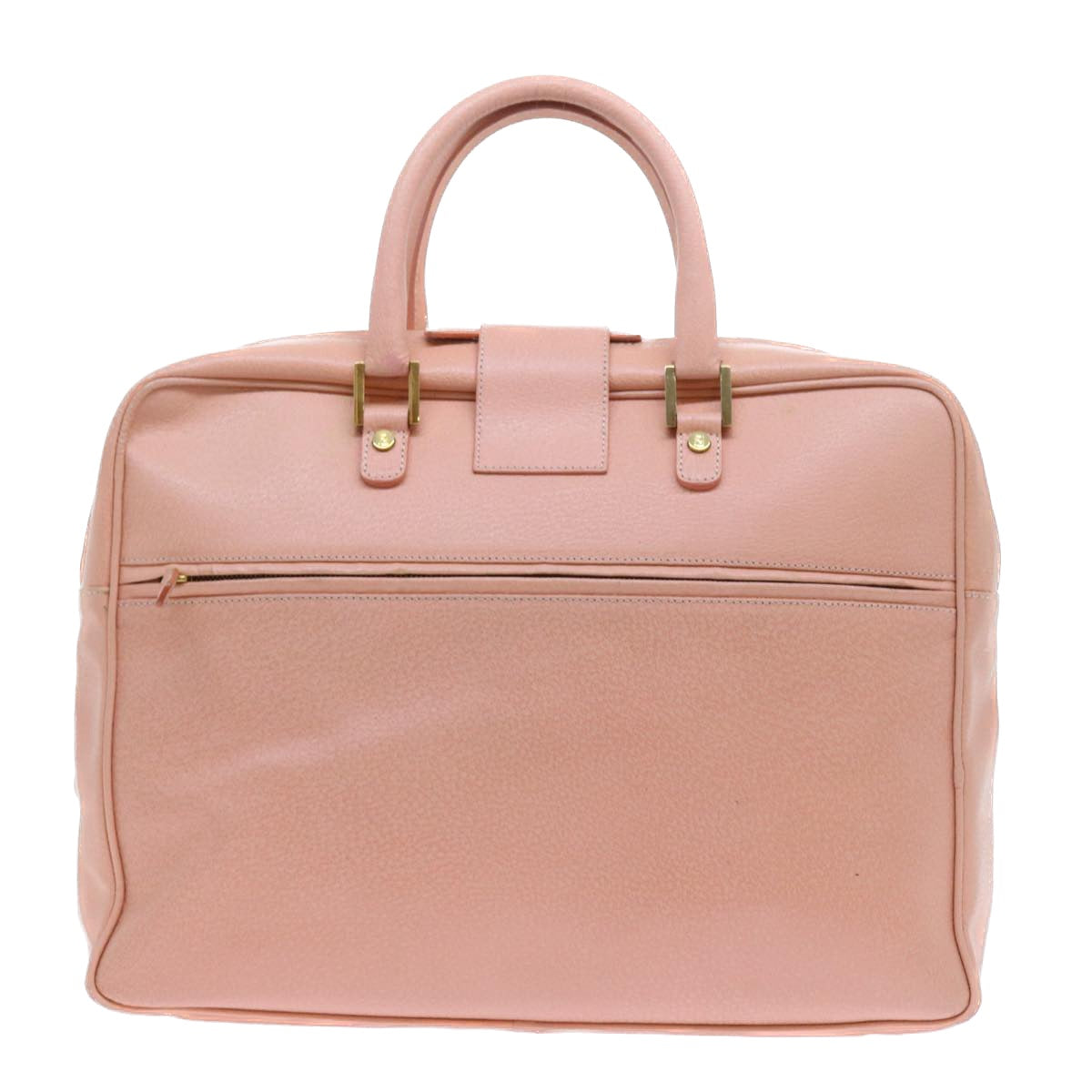 FENDI Mamma Baguette Hand Bag Leather Pink 57058