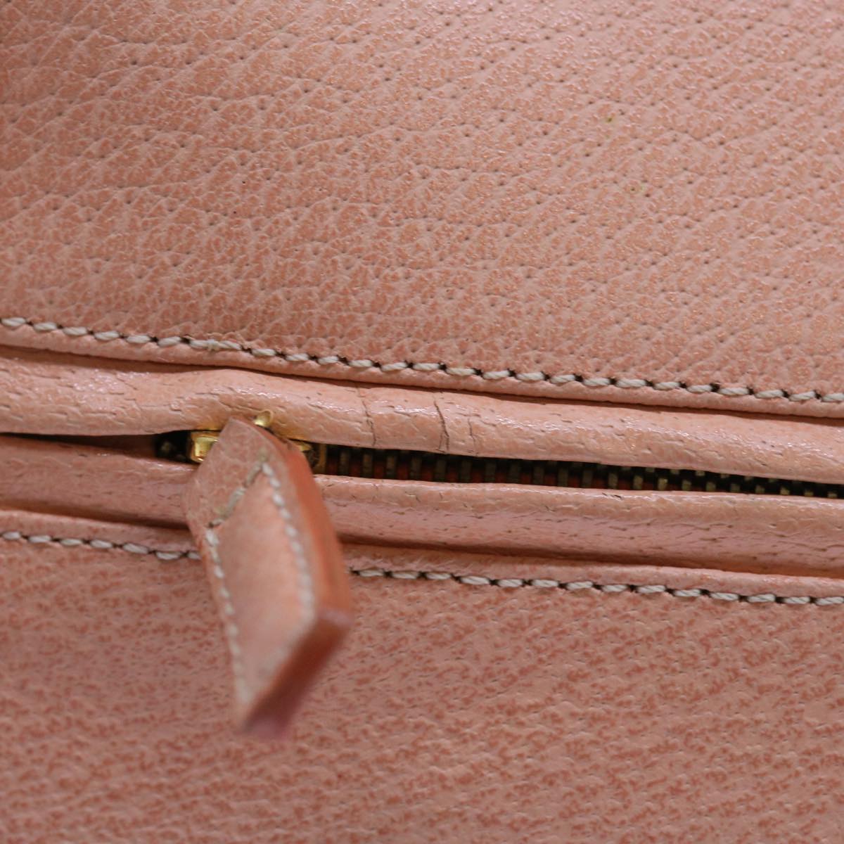 FENDI Mamma Baguette Hand Bag Leather Pink 57058