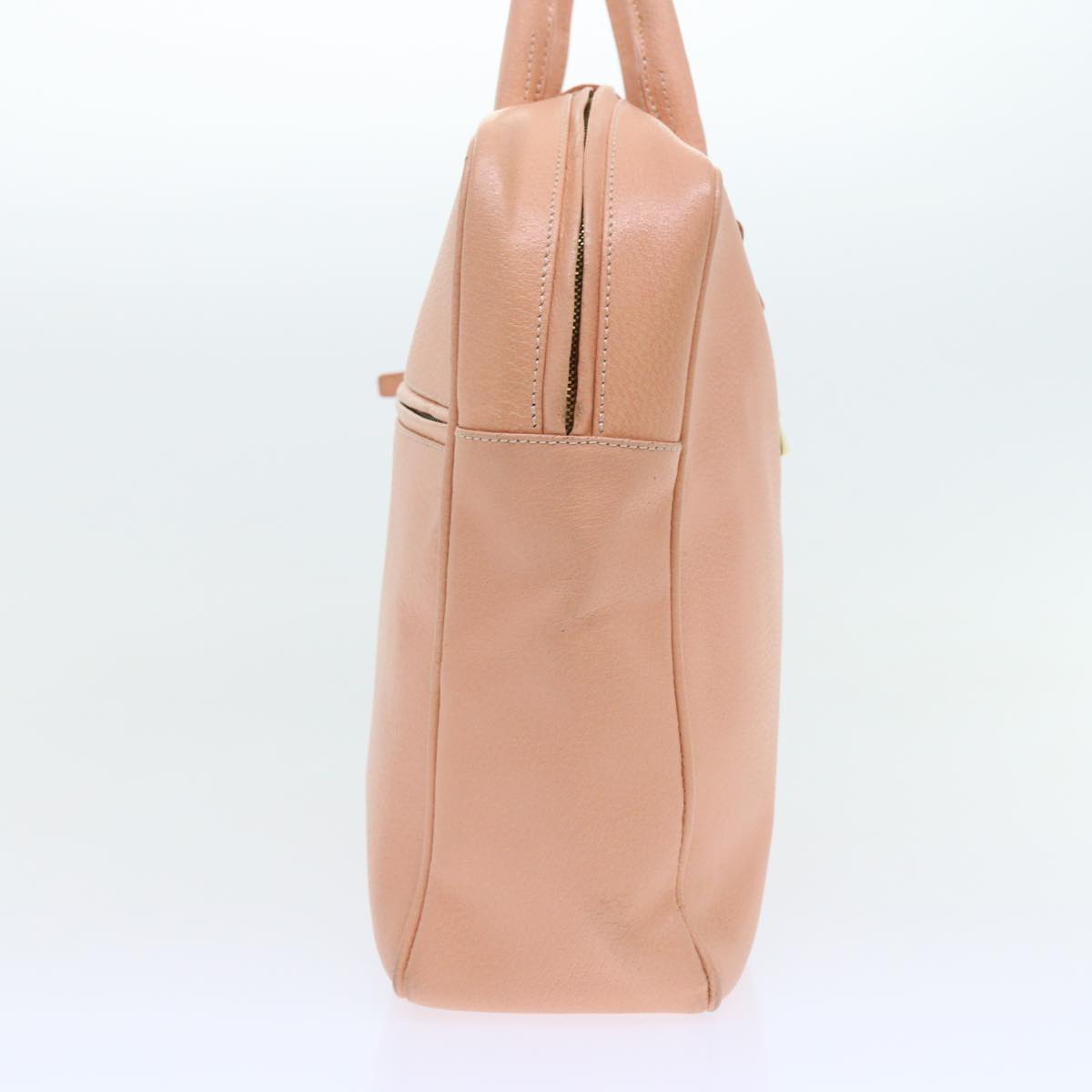 FENDI Mamma Baguette Hand Bag Leather Pink 57058