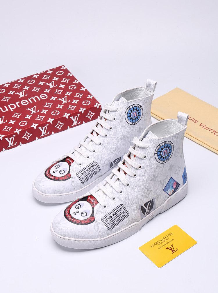 GLM - LUV Stellar Trainer Boot White Sneaker