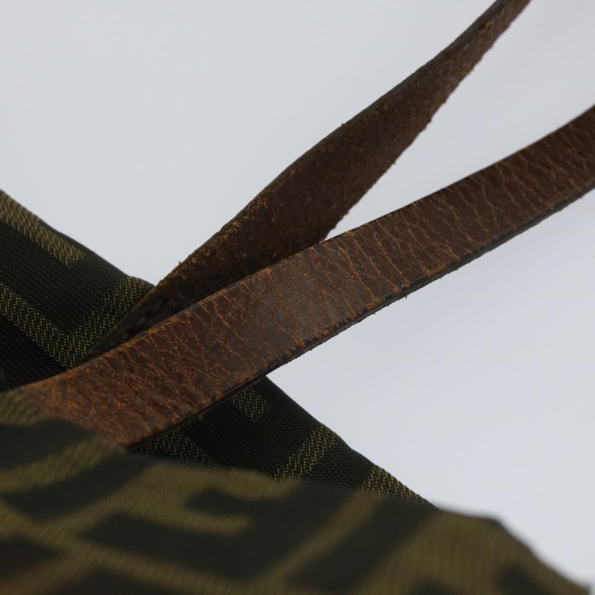FENDI Zucca Canvas Tote Bag Brown 57262