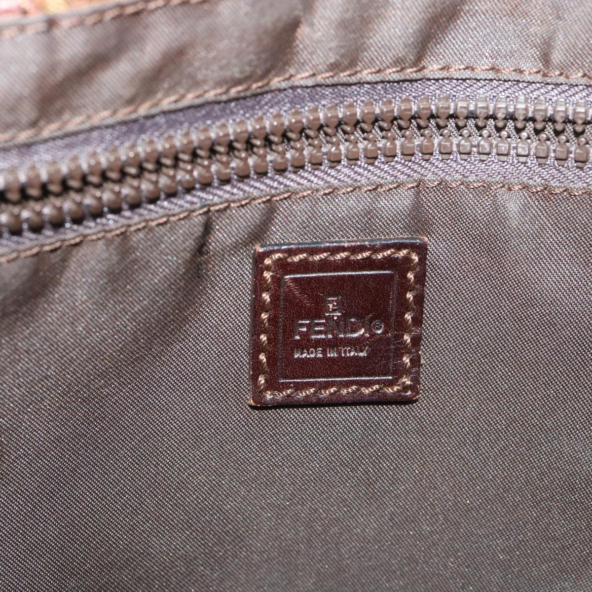 FENDI Zucca Canvas Tote Bag Brown 57262