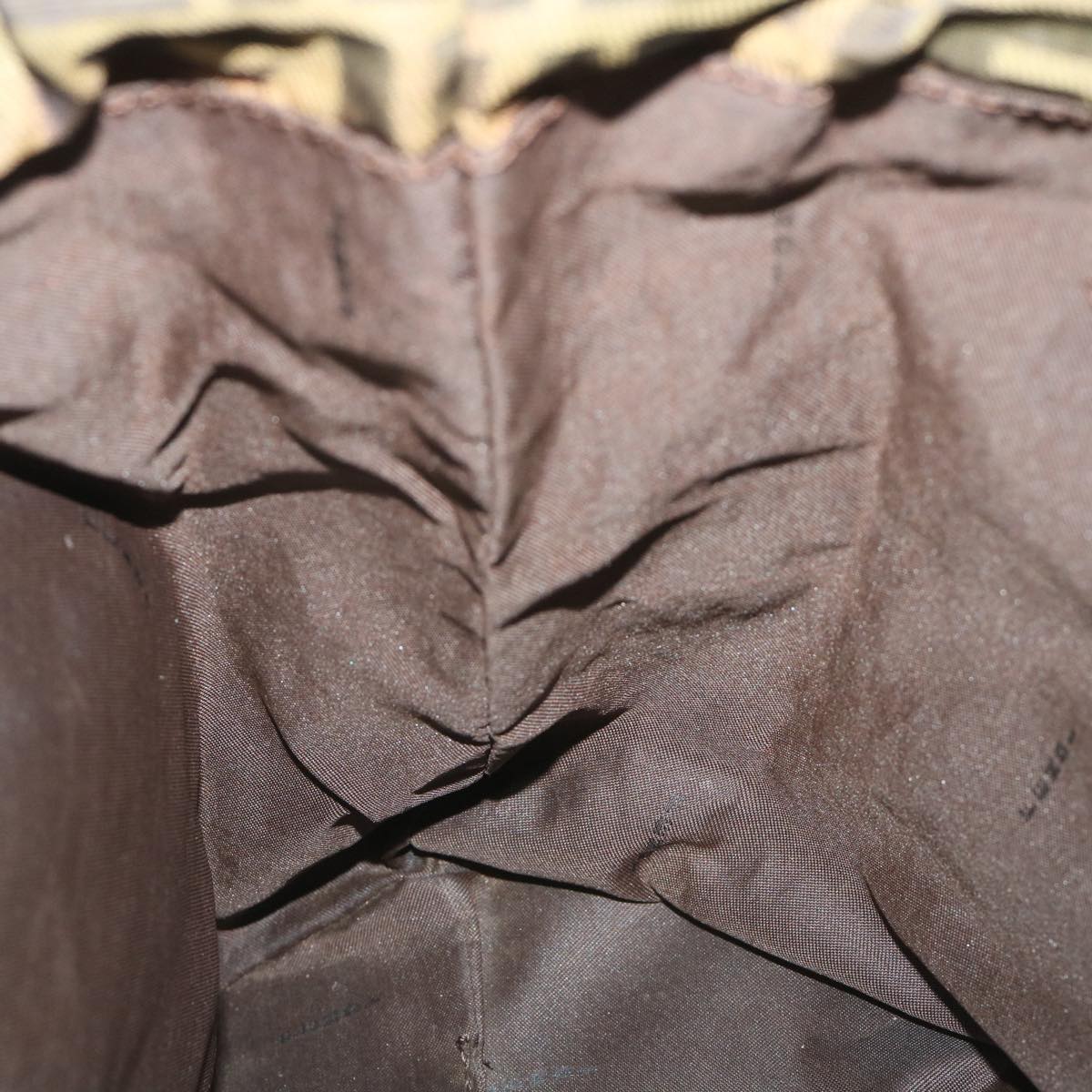 FENDI Zucca Canvas Tote Bag Brown 57262