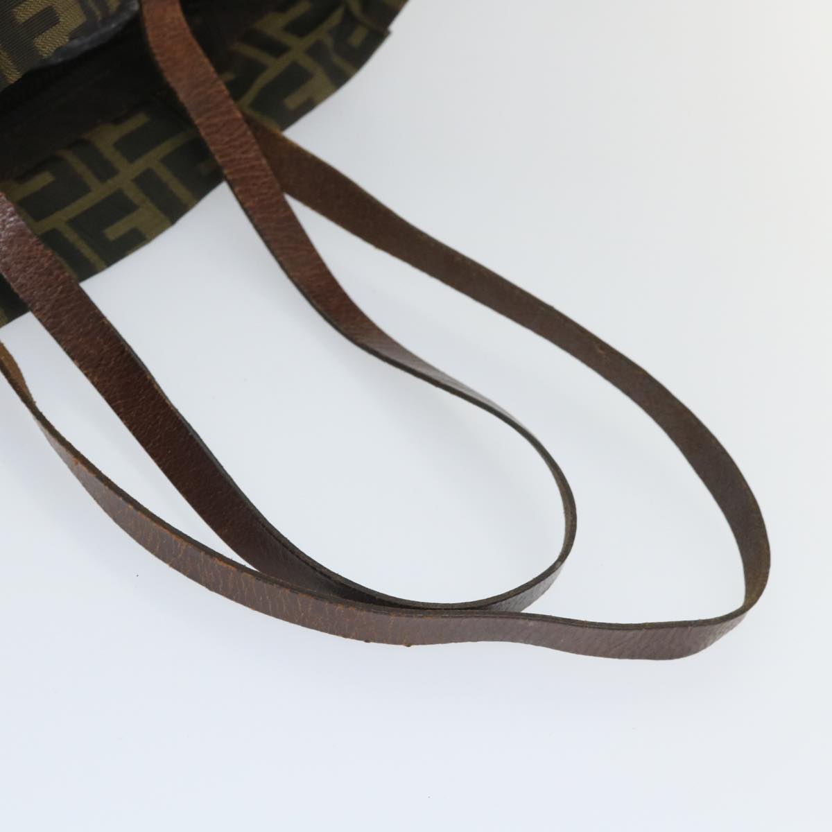 FENDI Zucca Canvas Tote Bag Brown 57262