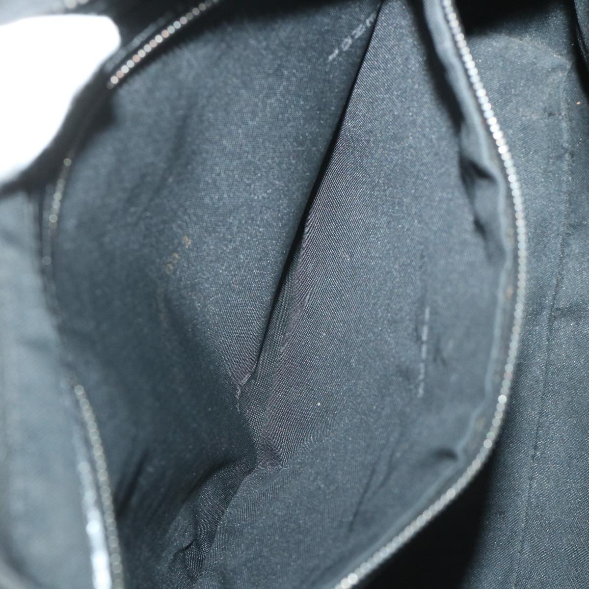 FENDI Zucca Canvas Shoulder Bag Black 57278