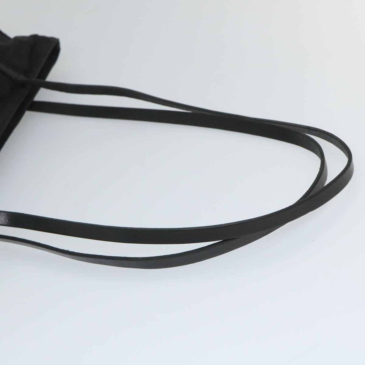 FENDI Zucca Canvas Shoulder Bag Black 57278