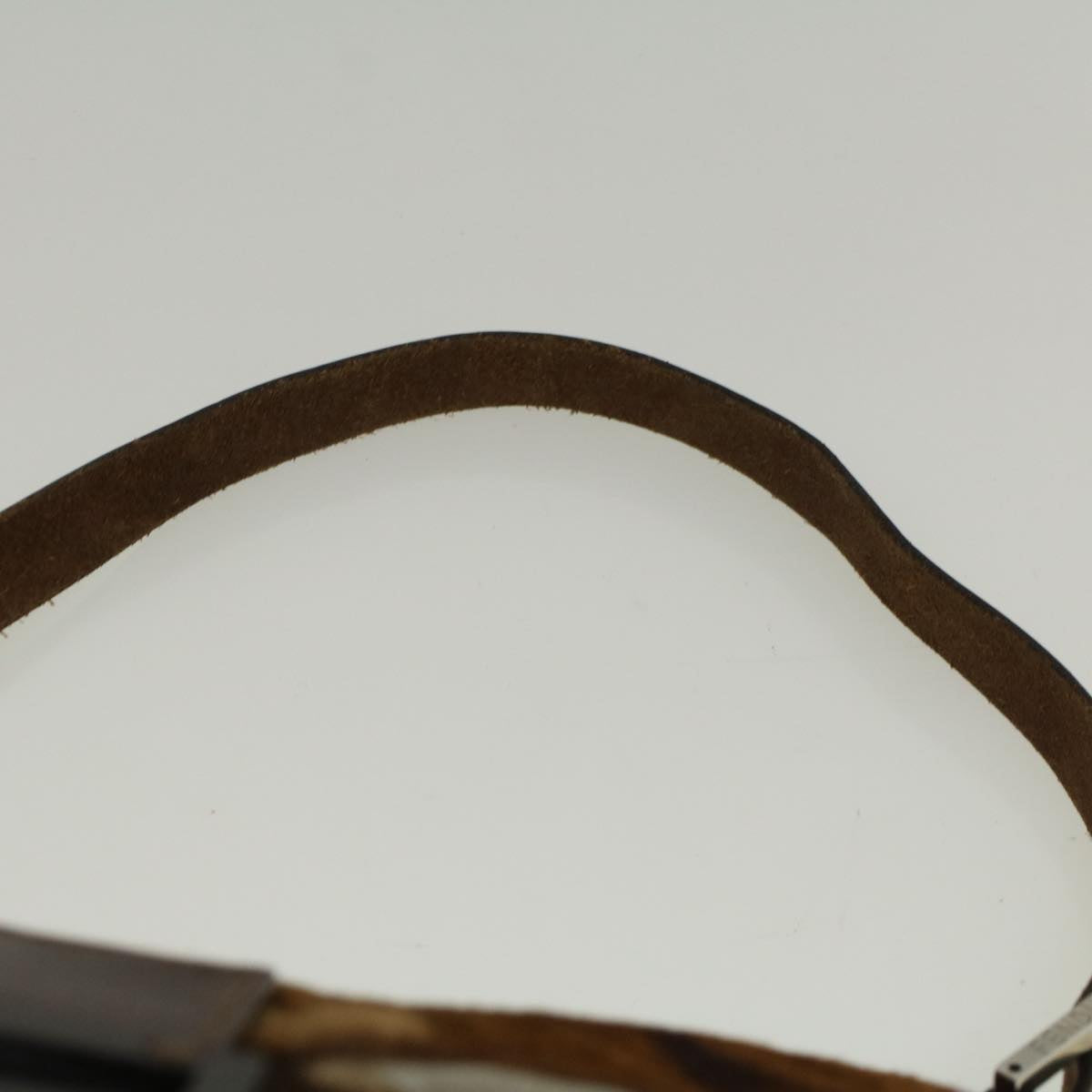 FENDI Mamma Baguette Shoulder Bag Harako leather Brown 57340