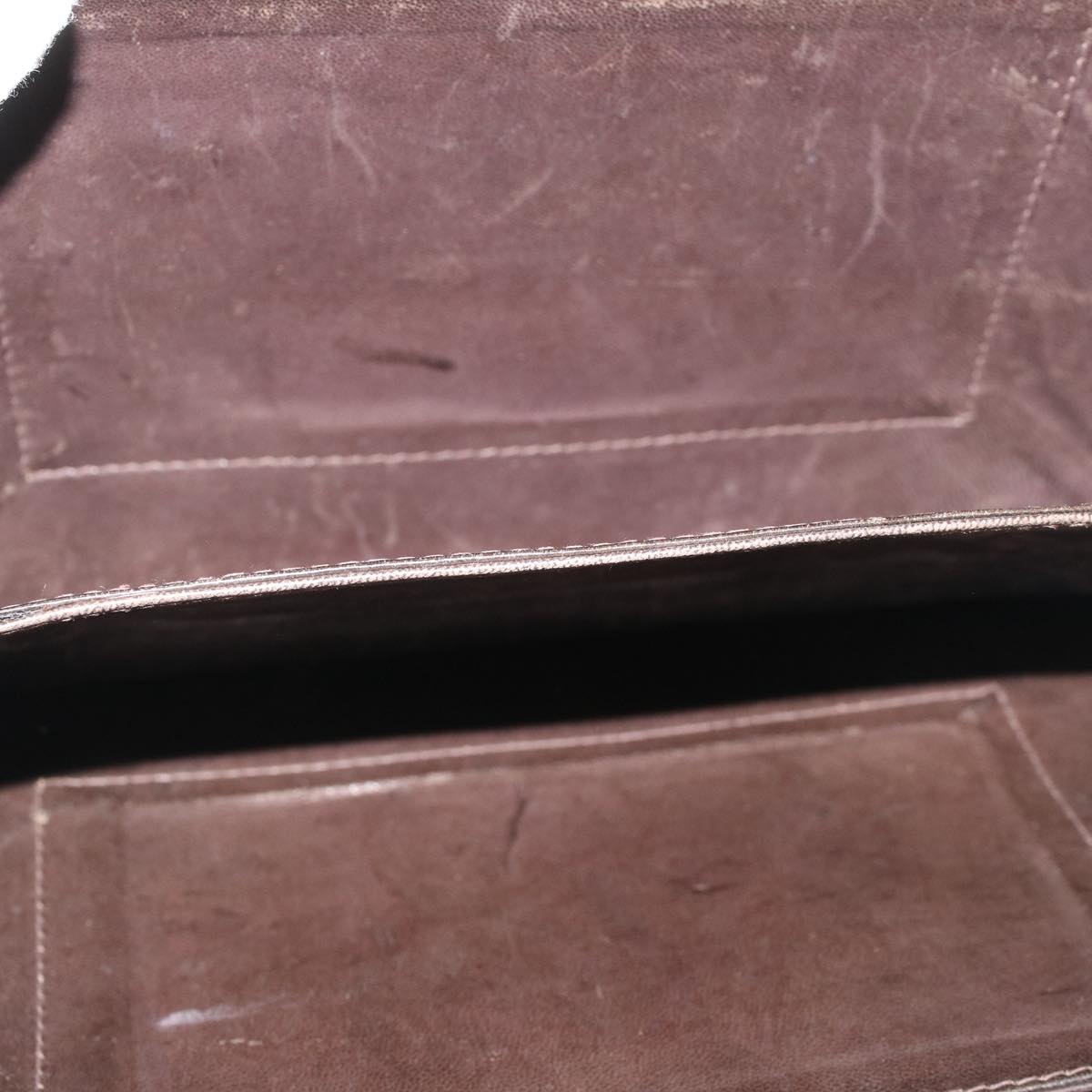 FENDI Zucca Canvas Shoulder Bag Brown 57555