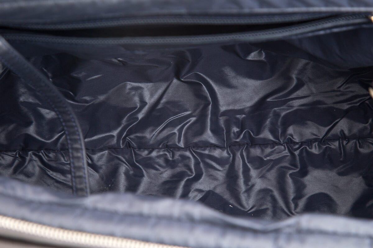 Chanel 2009 Winter Collection Grey Coco Cocoon Bowler Handbag