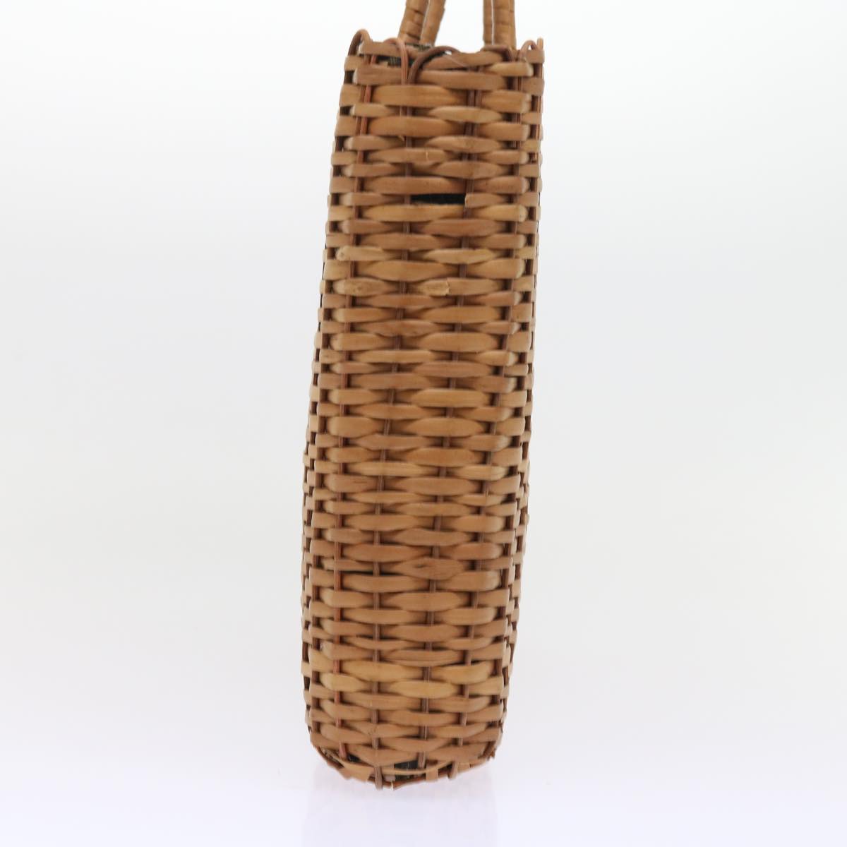 FENDI Hand Bag Wicker Brown 57804