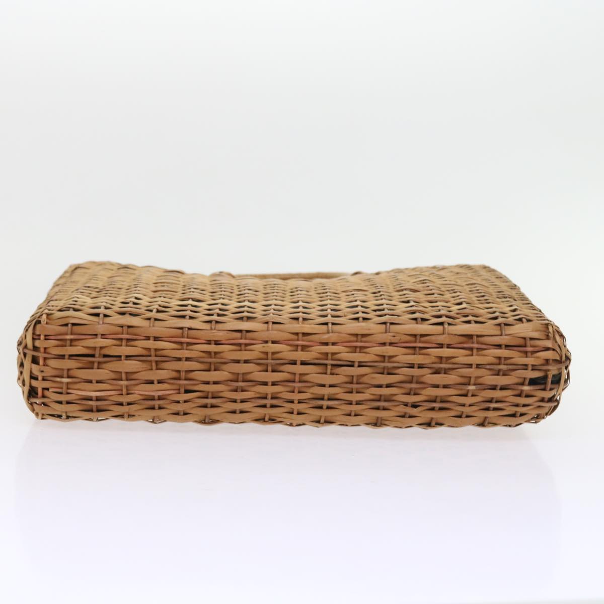 FENDI Hand Bag Wicker Brown 57804