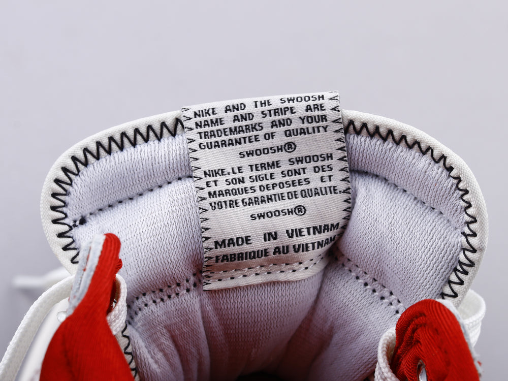 GLM - AJ1 white and red manuscript