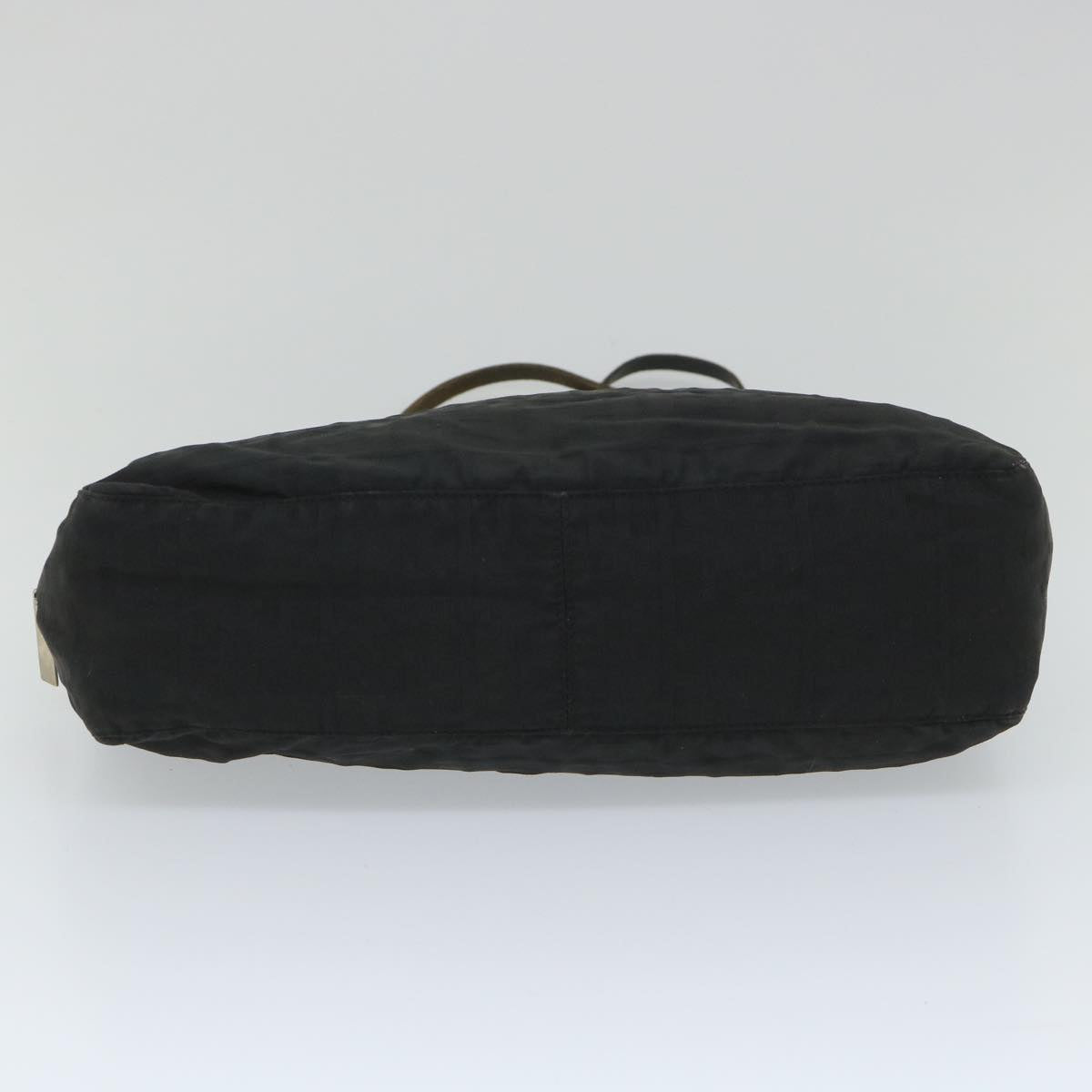 FENDI Zucca Canvas Hand Bag Nylon Black 58064