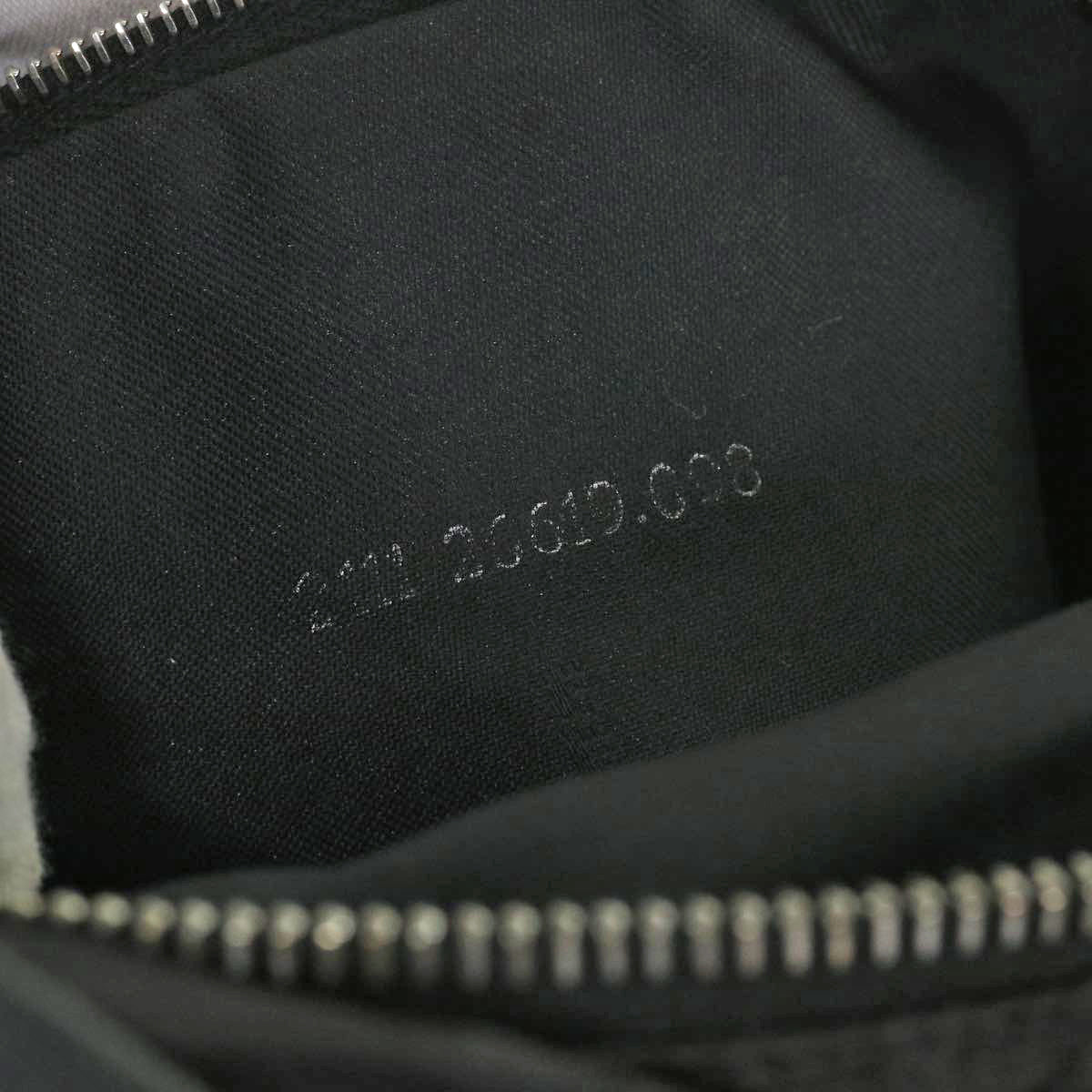 FENDI Zucca Canvas Hand Bag Nylon Black 58064