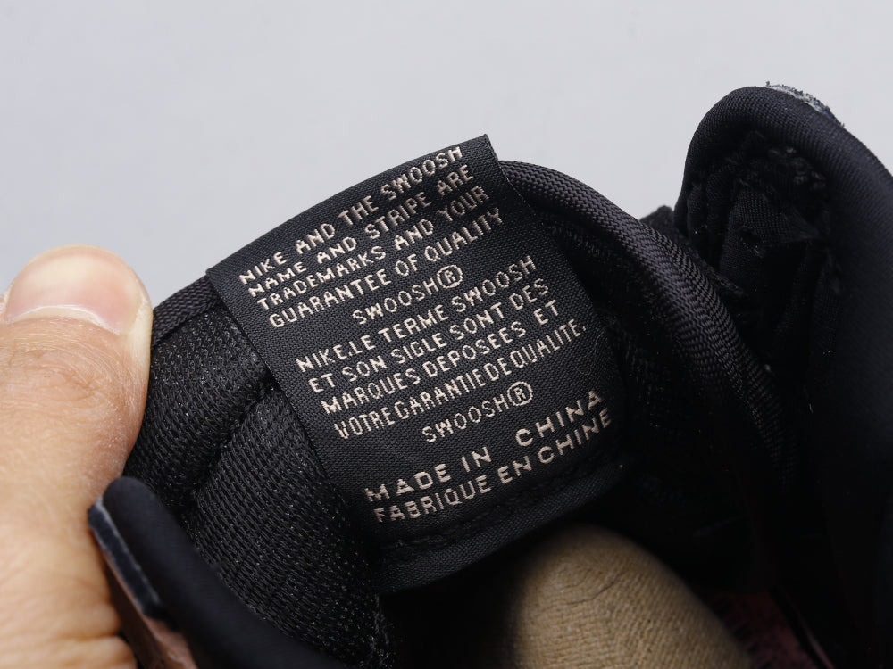 GLM - AJ1 black pink toe women's shoes
