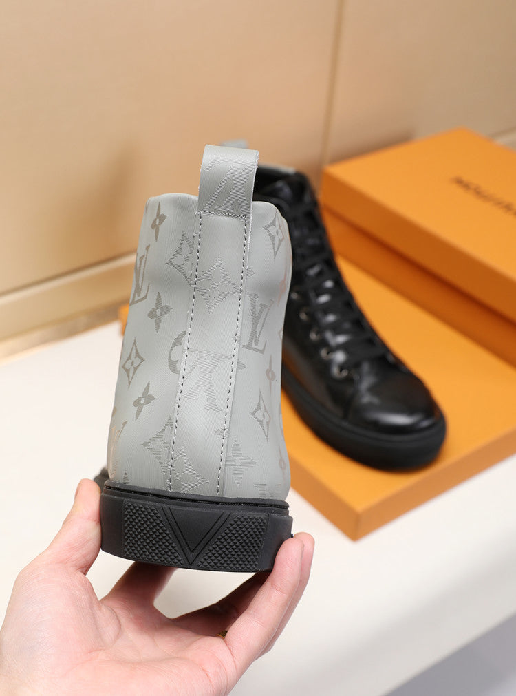 GLM - LUV Stellar Trainer Boot Black Gray Sneaker