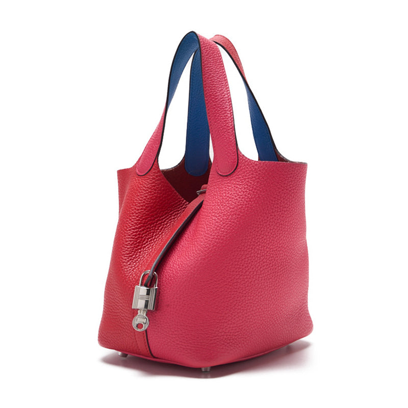 HERMES ERMES Picotin Lock PM Violet Handbag al Clemence Brunel  Rouge (Silver G) Handbag  Handbag Lady Handbags ÃƒÂ£Ã¢â€šÂ¬Ã‚Â DeliveryÃƒÂ£Ã¢â€šÂ¬Ã¢â‚¬Ëœ Vintage s Online