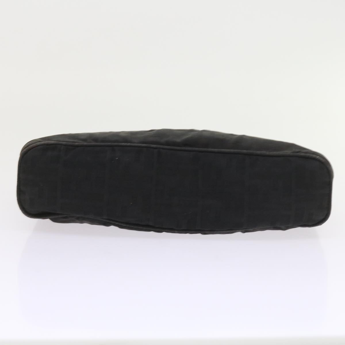 FENDI Zucca Canvas Hand Bag Black 58526