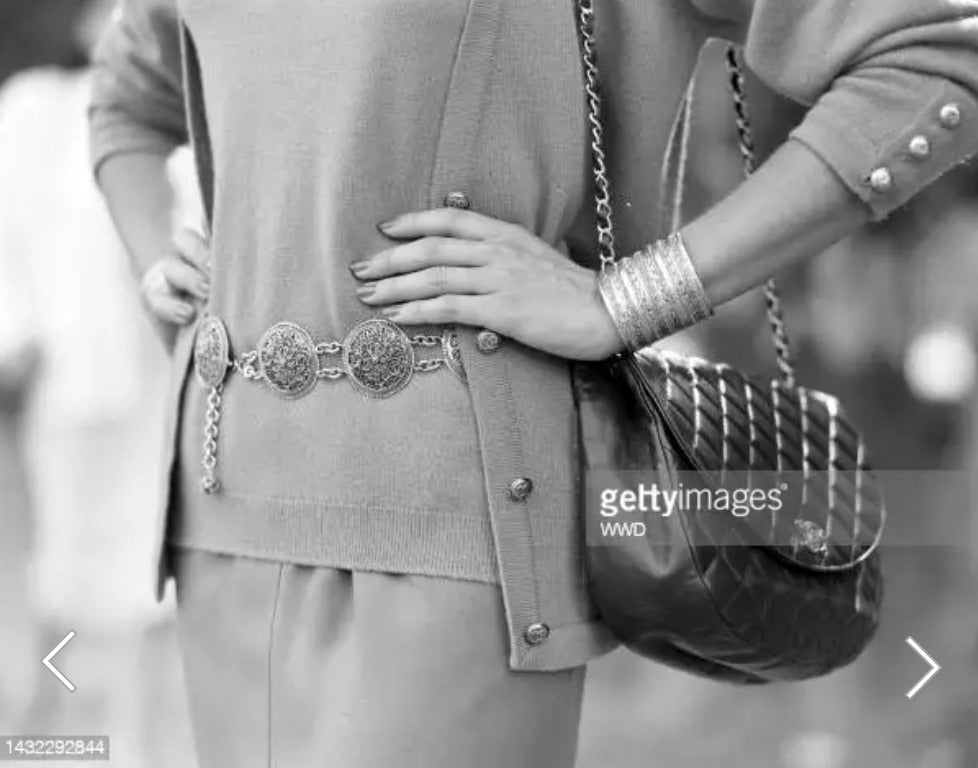 Collier mÃƒÆ’Ã‚Â©daillon Chanel 1986