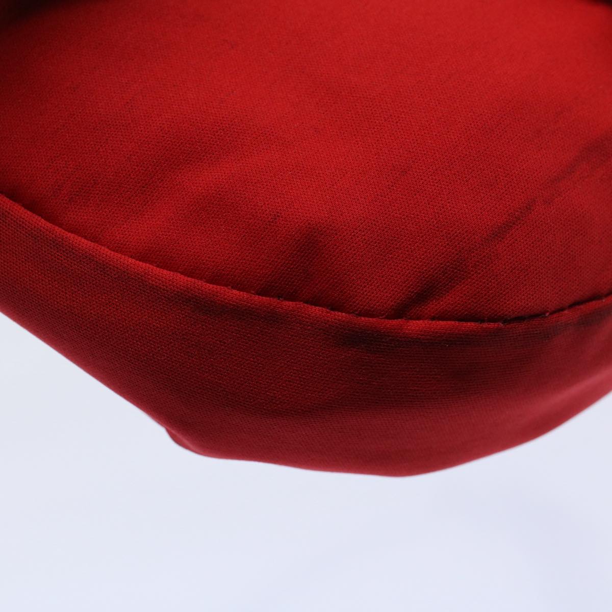 FENDI Mamma Baguette Shoulder Bag Nylon Red 58610