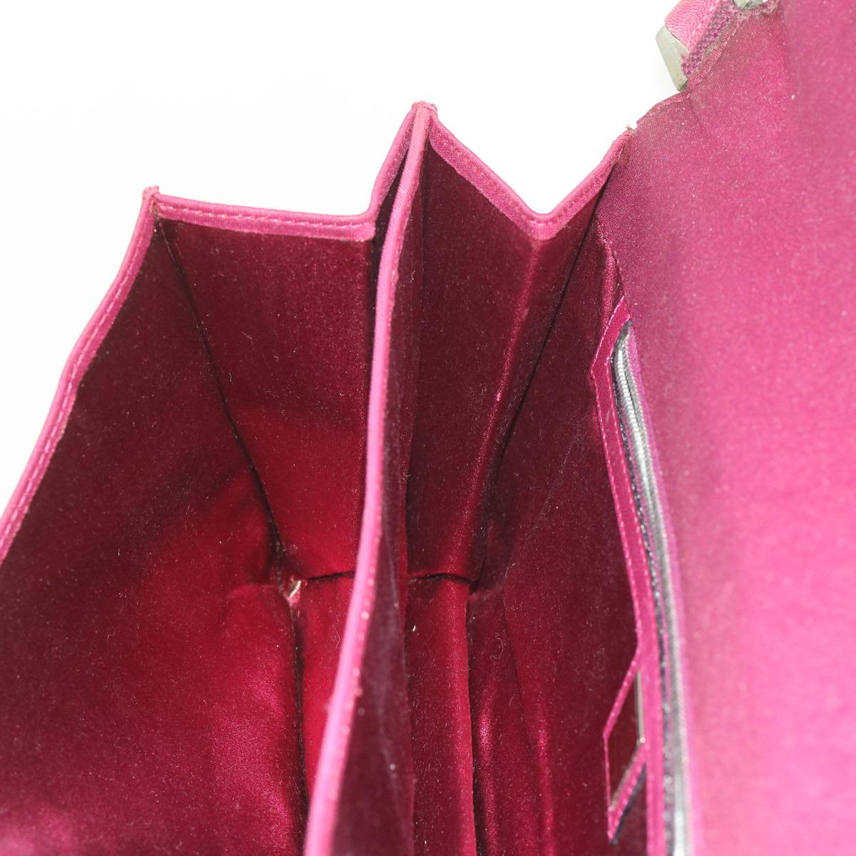FENDI Mamma Baguette Shoulder Bag Nylon Bordeaux 58685