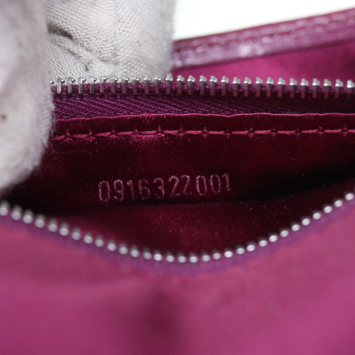 FENDI Mamma Baguette Shoulder Bag Nylon Bordeaux 58685