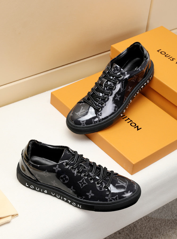 GLM - LUV Low GLMnogram Black Breathable Sneaker