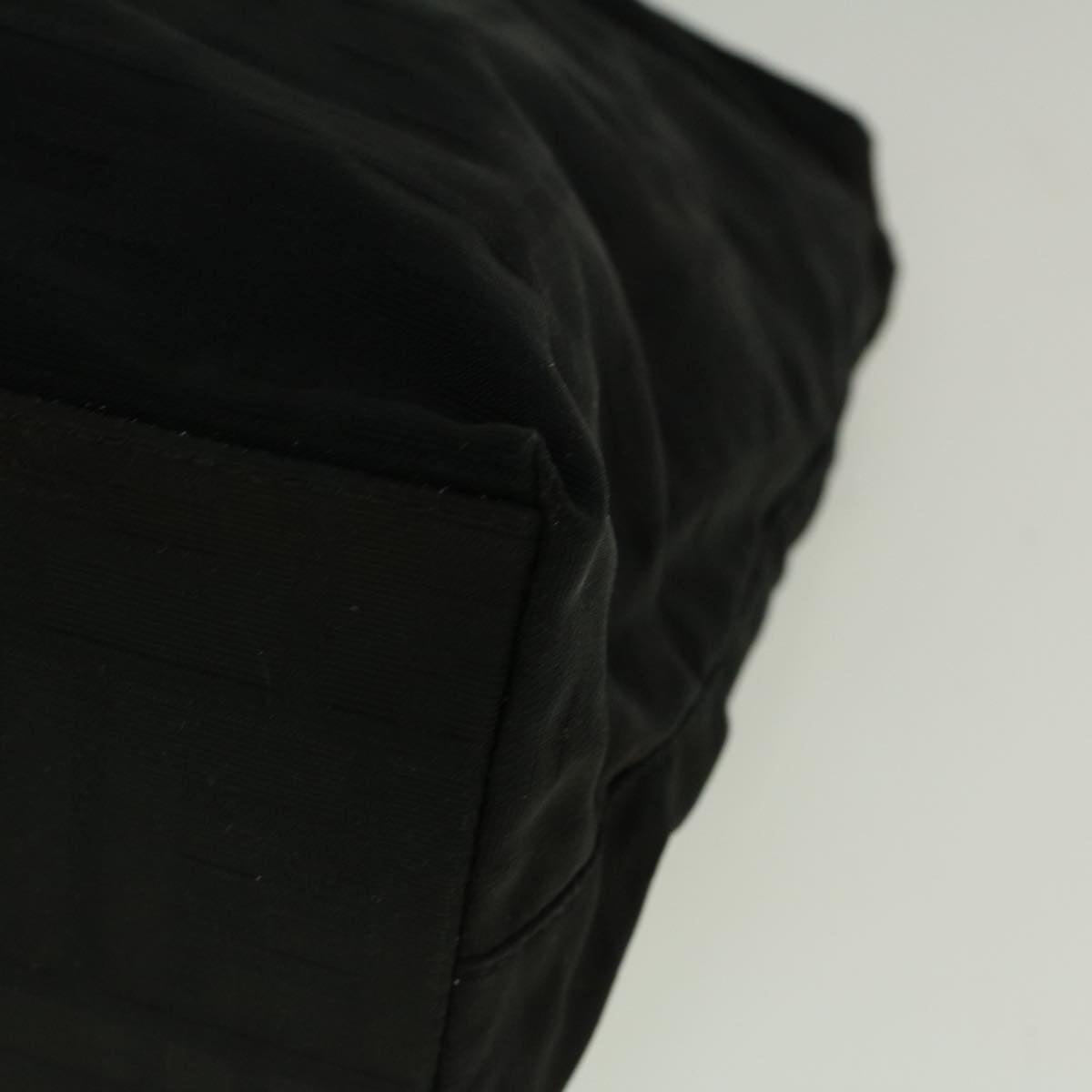 FENDI Zucca Canvas Hand Bag Nylon Black 59250