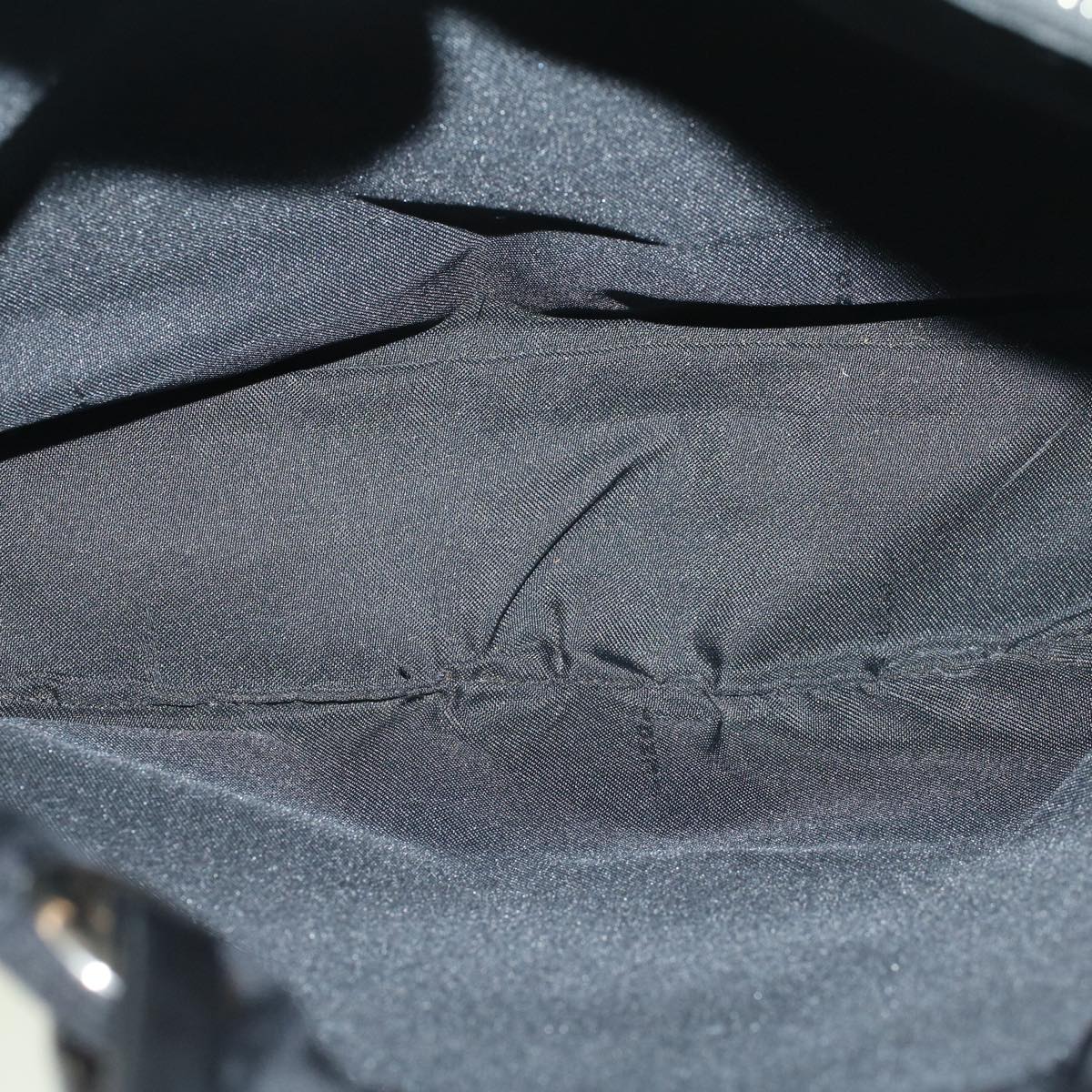 FENDI Zucca Canvas Hand Bag Nylon Black 59250