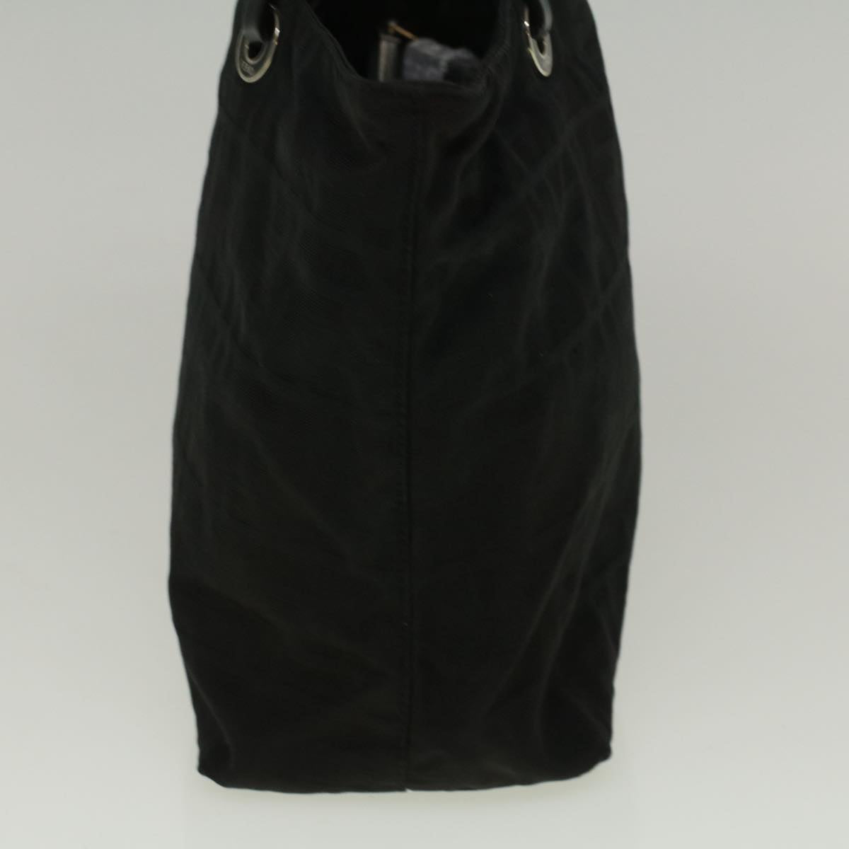 FENDI Zucca Canvas Hand Bag Nylon Black 59250